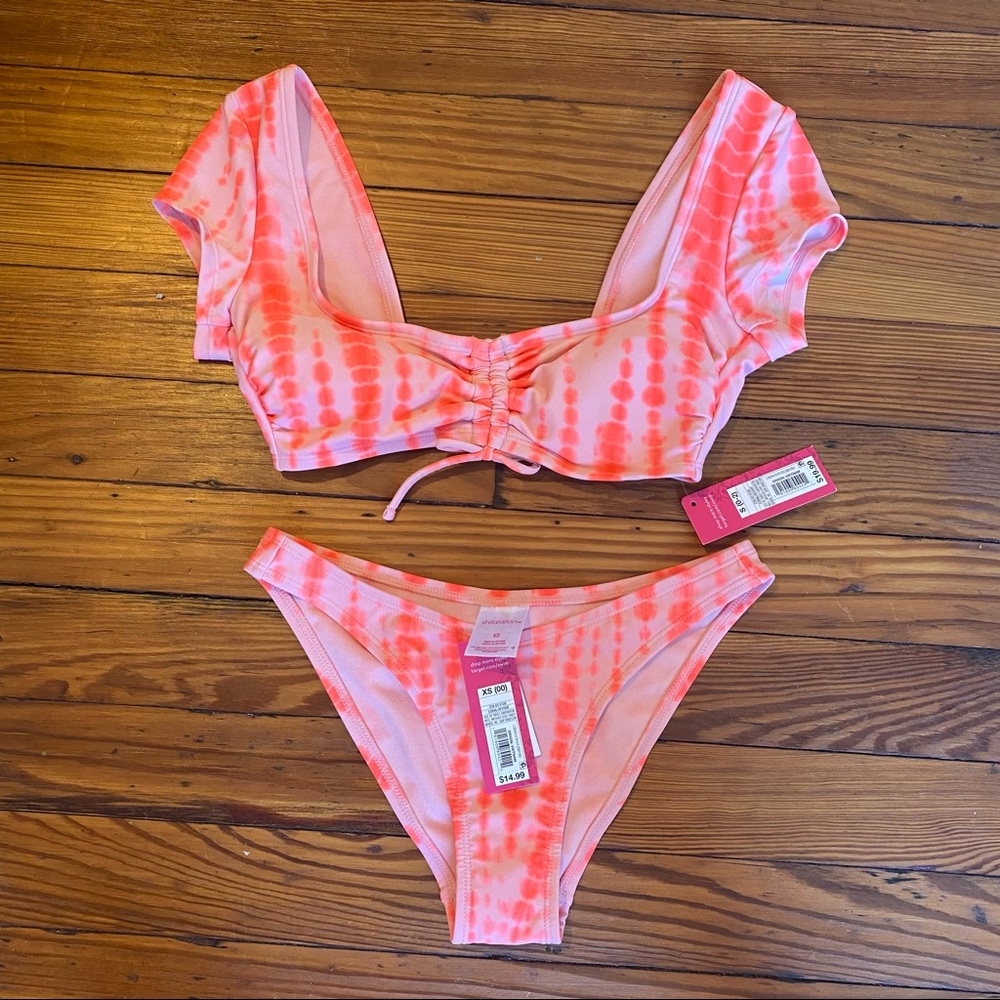 Pink Tie Dye Target Bikini